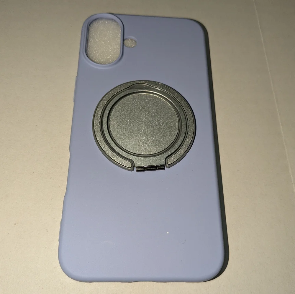 Purple Phone Case For iPhone 16 plus with Ring Holder NWT